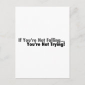 Wenn Sie nicht fallen... Postkarte (Vorderseite)