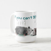 Wenn Sie nicht freundlich sein können, FAKE IT-Tas Kaffeetasse (Vorderseite Links)