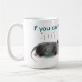 Wenn Sie nicht freundlich sein können, FAKE IT-Tas Kaffeetasse (Links)