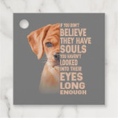 Wenn Sie nicht glauben, sie haben Soule Puggle Lie Geschenkanhänger (Vorderseite)