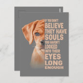 Wenn Sie nicht glauben, sie haben Soule Puggle Lie Postkarte (Vorne/Hinten)