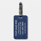 Wenn Sie nicht gut spielen können Hockey Gepäckmar Gepäckanhänger (Rückseite vertikal)