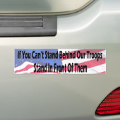Wenn Sie nicht hinter unseren Truppen stehen Autoaufkleber (Auf Auto)