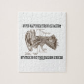 Wenn Sie nicht hören können, was ich Sprichwort Puzzle (Vertikal)