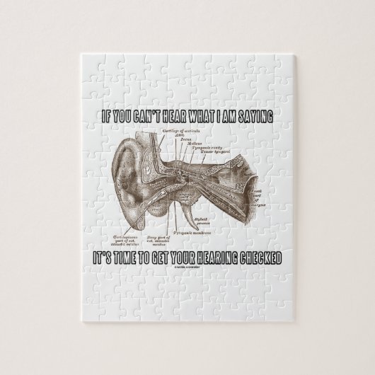 Wenn Sie nicht hören können, was ich Sprichwort Puzzle (Vertikal)