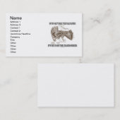 Wenn Sie nicht hören, was ich Sprichwort bin (Ohre Visitenkarte (Vorne/Hinten)