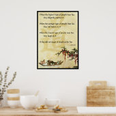 Wenn sie nicht lachen, wäre es nicht Tao Poster (Küche)