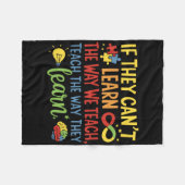 Wenn sie nicht lernen können, wie wir spezielle Ed Fleecedecke (Vorderseite (Horizontal))