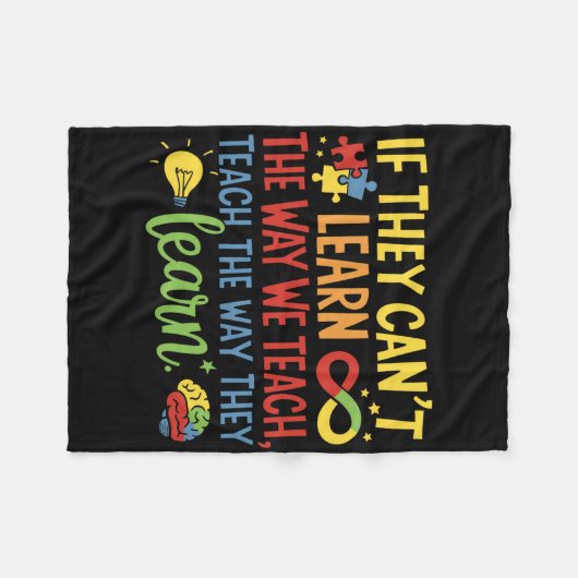 Wenn sie nicht lernen können, wie wir spezielle Ed Fleecedecke (Vorderseite (Horizontal))