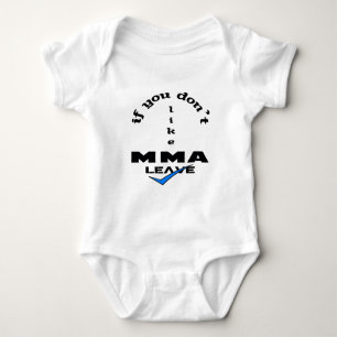 Wenn Sie nicht MIXED MARTIAL ARTS mögen, verlasse Baby Strampler