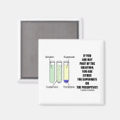 Wenn Sie nicht Teil der Lösung sind übertreffen Pr Magnet (Vorderseite/Rückseite)