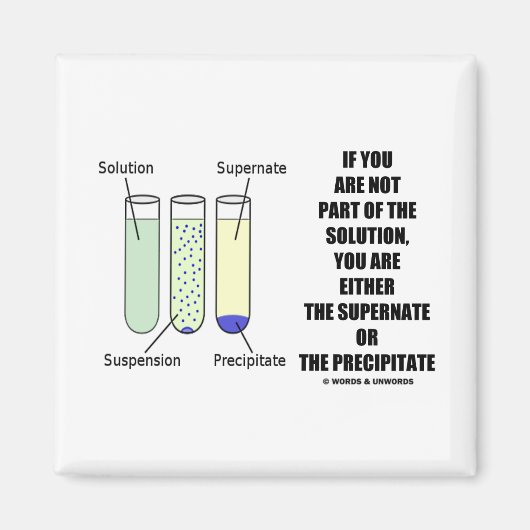 Wenn Sie nicht Teil der Lösung sind übertreffen Pr Magnet (Vorne)