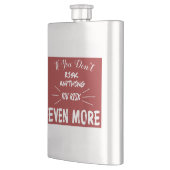 Wenn Sie nichts riskieren, riskieren Sie noch mehr Flachmann (Links)