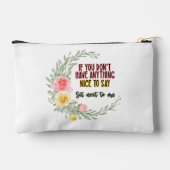 Wenn Sie nichts Schönes haben, sich neben Zubehörtasche (Rückseite)