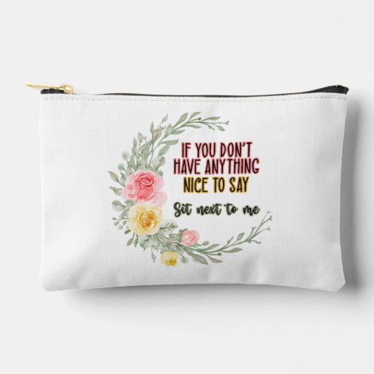 Wenn Sie nichts Schönes haben, sich neben Zubehörtasche (Vorderseite)