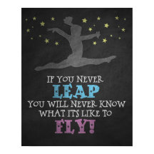 Wenn Sie nie springen - Zitat zur Inspirationsquel