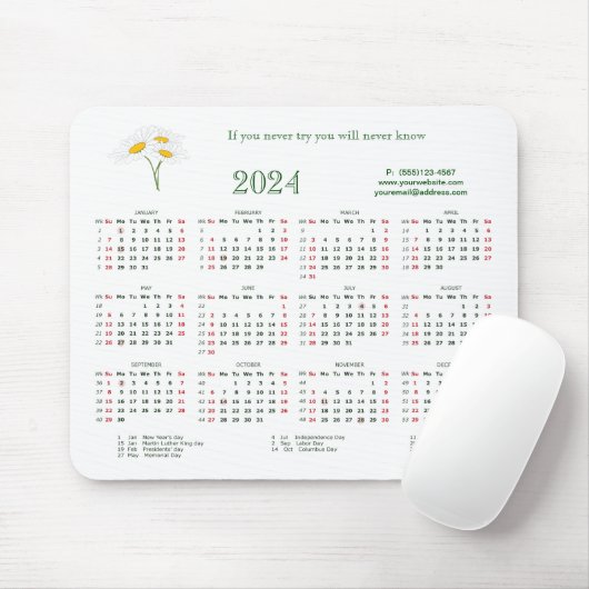 Wenn Sie nie versuchen, werden Sie nie wissen, Mou Mousepad (Mit Mouse)