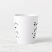 Wenn sie niedrig sind, gehen wir hoch, Michelle Ob Milchtasse (Vorderseite)