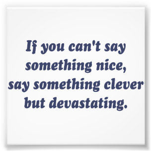 Wenn Sie Nizza etwas nicht sagen können, seien Si Fotodruck