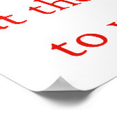 Wenn Sie nur lange genug klopfen - Dauerangebot Poster (Ecke)