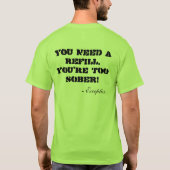 Wenn Sie oben stehen T-Shirt (Rückseite)