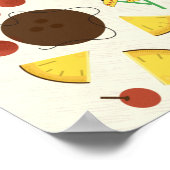 Wenn Sie Pina Coladas Rezeptur-Design Poster (Ecke)