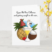 Wenn Sie Pina Collamas mögen Karte (Gelbe Blume)