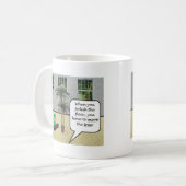 Wenn Sie polieren den Boden…. Kaffeetasse (Vorderseite Links)