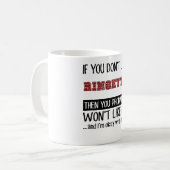 Wenn Sie Ringette nicht cool mögen Kaffeetasse (Vorderseite Links)