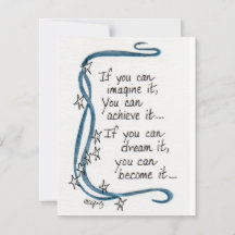 Wenn Sie sich das vorstellen können... Sprichwort 