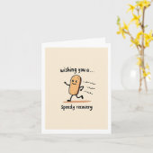 Wenn Sie sich eine schnelle Erholung wünschen, wer Karte (Gelbe Blume)