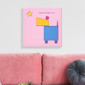 Wenn Sie sich einen Stern wünschen... von Michele  Leinwanddruck (Insitu (Wohnzimmer))