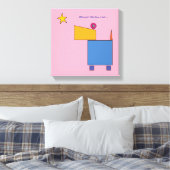 Wenn Sie sich einen Stern wünschen... von Michele  Leinwanddruck (Insitu (Schlafzimmer))