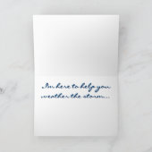 Wenn Sie sich finden, über raue Meere zu fliegen Karte (Innenseite)