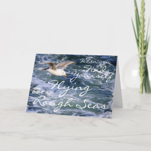 Wenn Sie sich finden, über raue Meere zu fliegen Karte