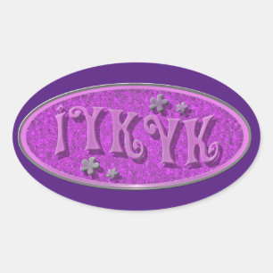 Wenn Sie Slogan Epic Throwback Time kennen Ovaler Aufkleber