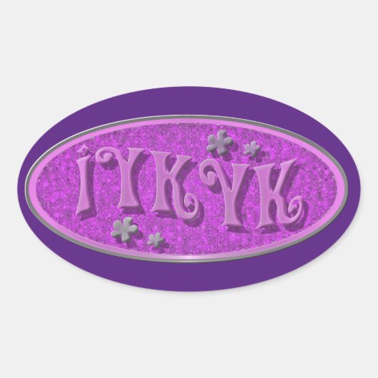 Wenn Sie Slogan Epic Throwback Time kennen Ovaler Aufkleber (Vorderseite)