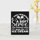 Wenn Sie Soft Serve Play Dminton Racquets Gewollt Karte (Gelbe Blume)