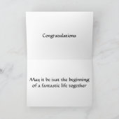 "WENN SIE STIMMEN AUSTAUSCHEN" KARTE (Innenseite)