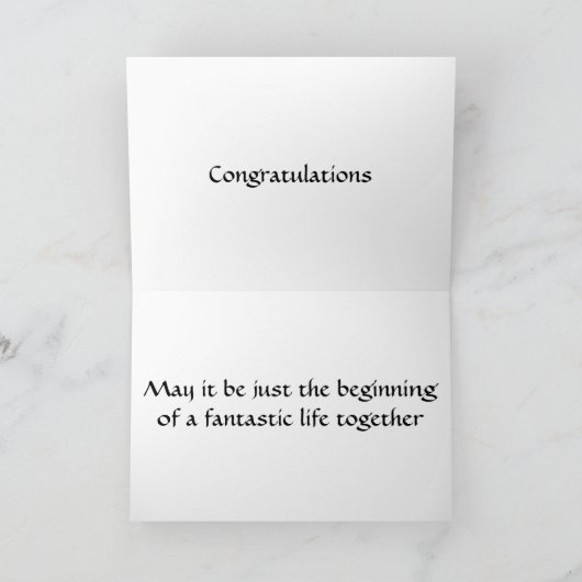 "WENN SIE STIMMEN AUSTAUSCHEN" KARTE (Innenseite)