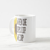 Wenn sie tauche, tauchen wir ein, Mama und ich Kaffeetasse (Vorderseite Links)