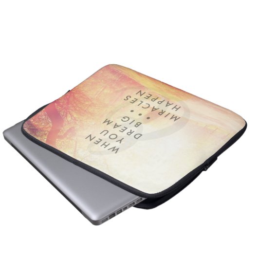 Wenn Sie träumen Laptopschutzhülle (Vorne Knopf)