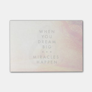 Wenn Sie träumen Post-it Klebezettel