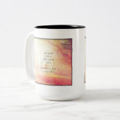 Wenn Sie träumen Zweifarbige Tasse (Vorderseite Links)