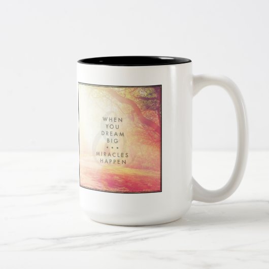 Wenn Sie träumen Zweifarbige Tasse (Rechts)