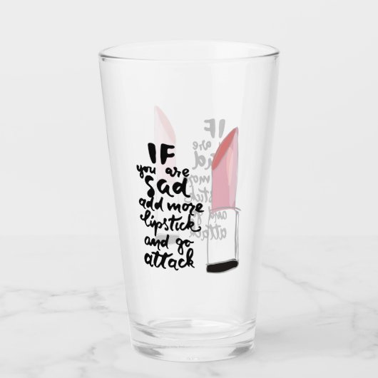Wenn Sie traurig sind, addieren Sie mehr Glas (Vorderseite)