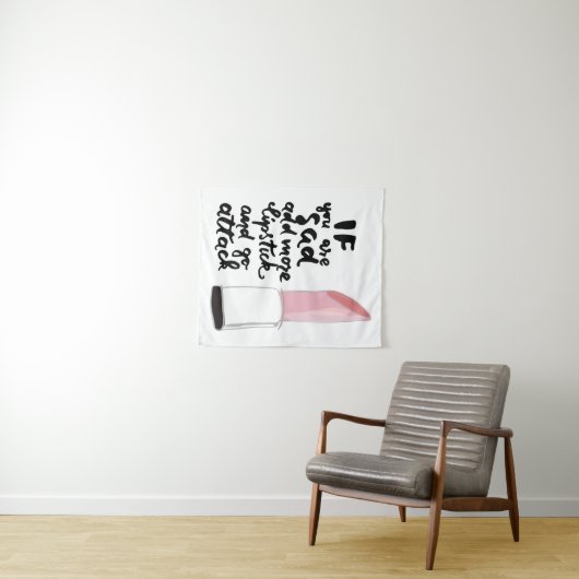 Wenn Sie traurig sind, addieren Sie mehr Wandteppich (Beispiel (Horizontal))