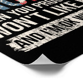 Wenn Sie Trump nicht mögen, dann werden Sie wahrsc Poster (Ecke)