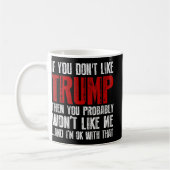 Wenn Sie Trump nicht mögen Kaffeetasse (Links)