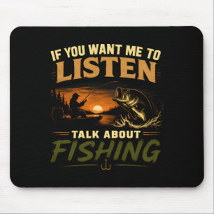Wenn Sie über Angelleistung sprechen hören wollen Mousepad